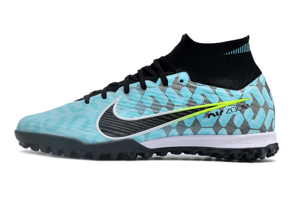 Mercurial Superfly 9 Light Blue Black Green TF TFNM2066 - Imagen 6