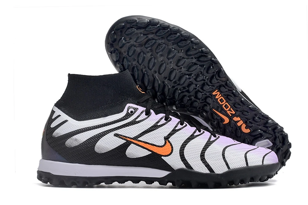 Mercurial Superfly 9 Black White Orange TF TFNM2070