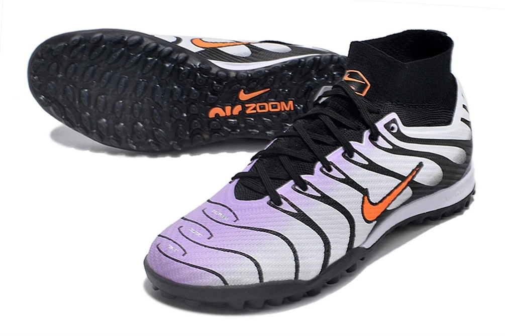 Mercurial Superfly 9 Black White Orange TF TFNM2070 - Imagen 2