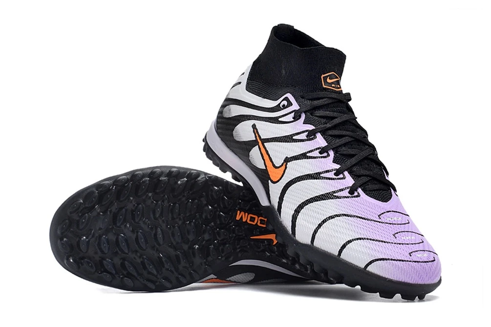 Mercurial Superfly 9 Black White Orange TF TFNM2070 - Imagen 3