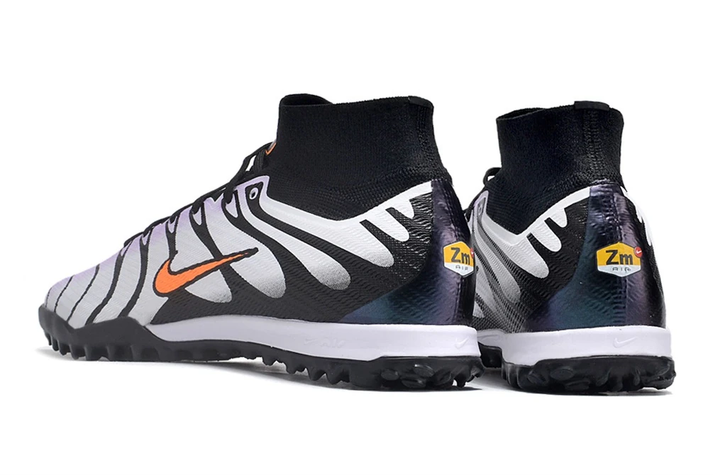 Mercurial Superfly 9 Black White Orange TF TFNM2070 - Imagen 4