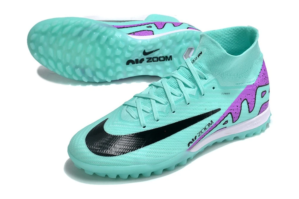 Mercurial Superfly 9 Mint Purple Black TF TFNM2078 - Imagen 2