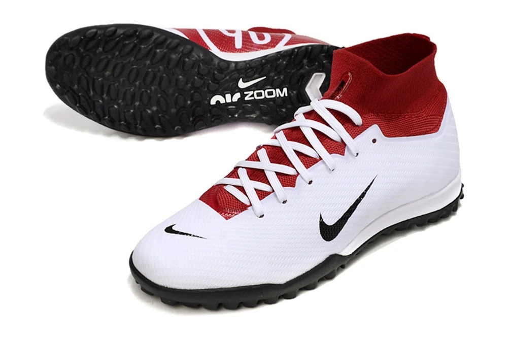 Mercurial Superfly 9 White Red Black TF TFNM2093 - Imagen 2