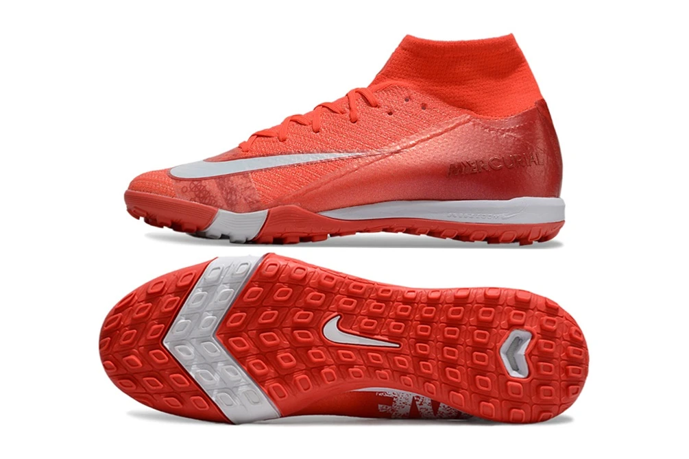 Mercurial Superfly 10 Red Bright Crimson Silver TF TFNM2369 - Imagen 4