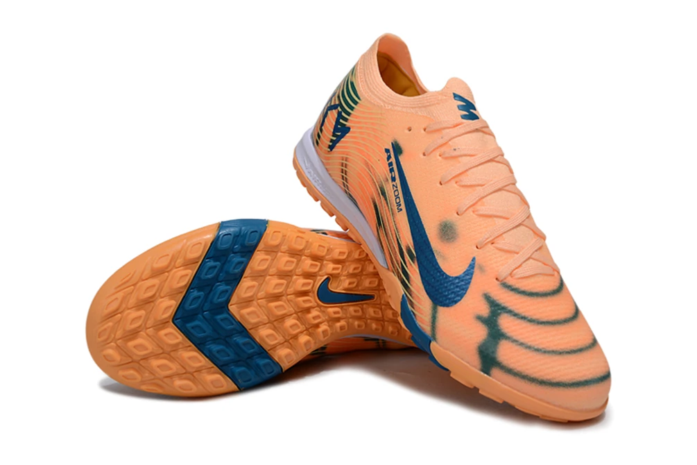 Mercurial Vapor 16 Kylian Mbappe Orange Blue Gold TF TFNM2464 - Imagen 2