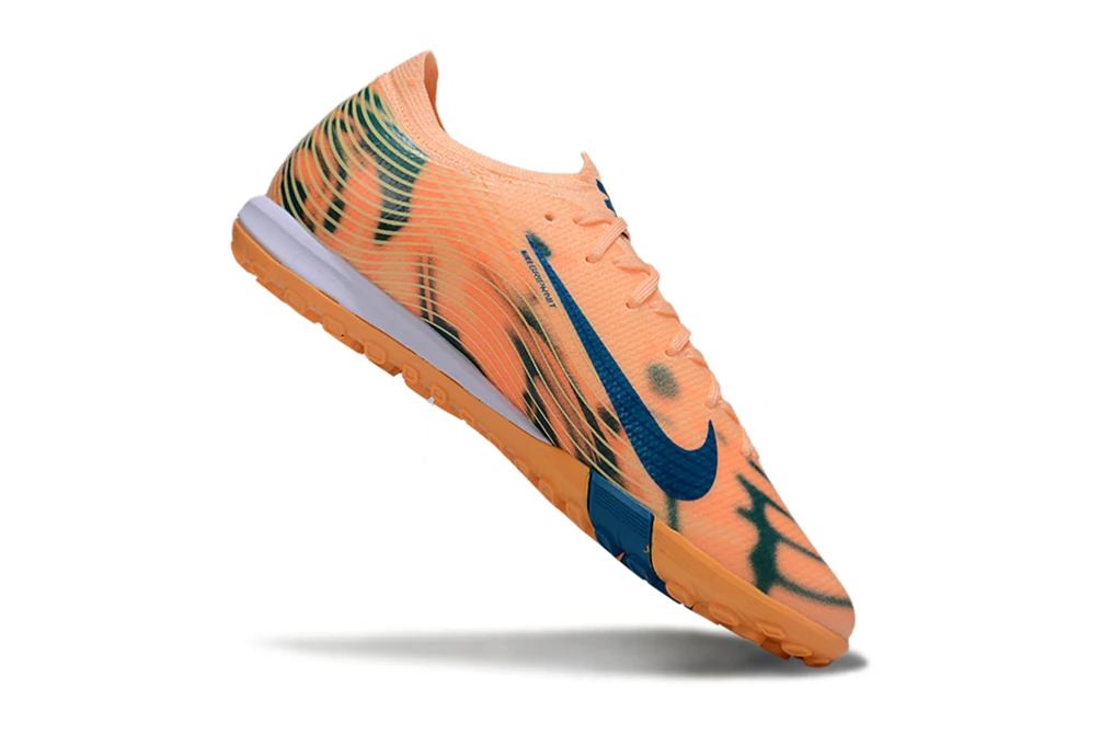 Mercurial Vapor 16 Kylian Mbappe Orange Blue Gold TF TFNM2464 - Imagen 6