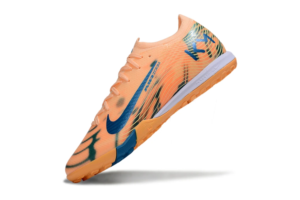 Mercurial Vapor 16 Kylian Mbappe Orange Blue Gold TF TFNM2464 - Imagen 7