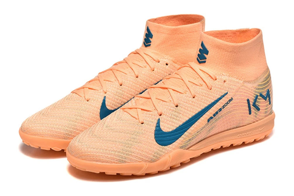 Mercurial Superfly 10 Kylian Mbappe Orange Brown White TF TFNM2466 - Imagen 8