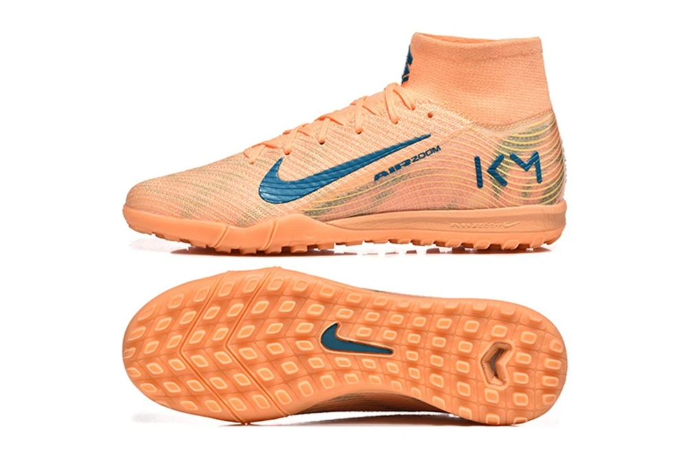 Mercurial Superfly 10 Kylian Mbappe Orange Brown White TF TFNM2466 - Imagen 9