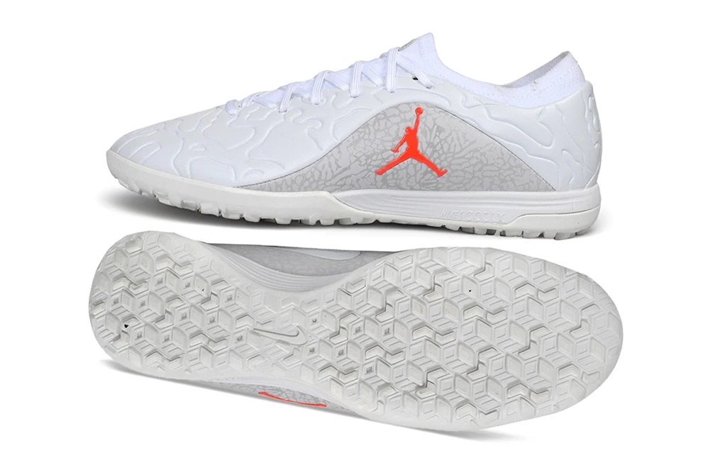 Jordan Tiempo White Light Blue Orange TF TFNT1881 - Imagen 6